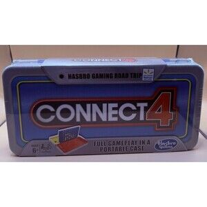 Hasbro-Connect 4-Gaming Road Trip Travel Exclusive Portable Case (New Sealed)